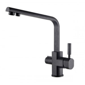 Смеситель для кухни комбинированный KAISER Decor 40144-2 Black Marble (Черный мрамор-матовый)