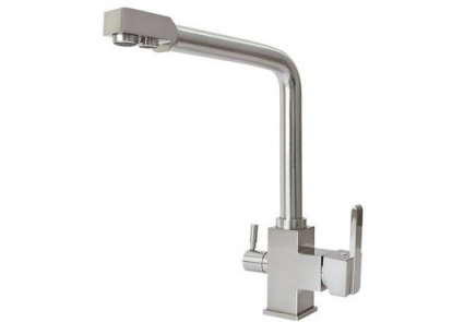 Кухонный комбинированный смеситель FABIANO FKM-31 INOX