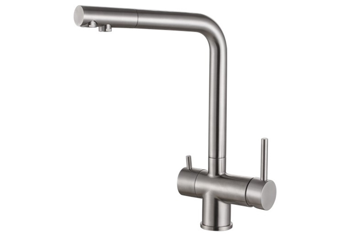 Кухонный смеситель FABIANO FKM-317 SS INOX