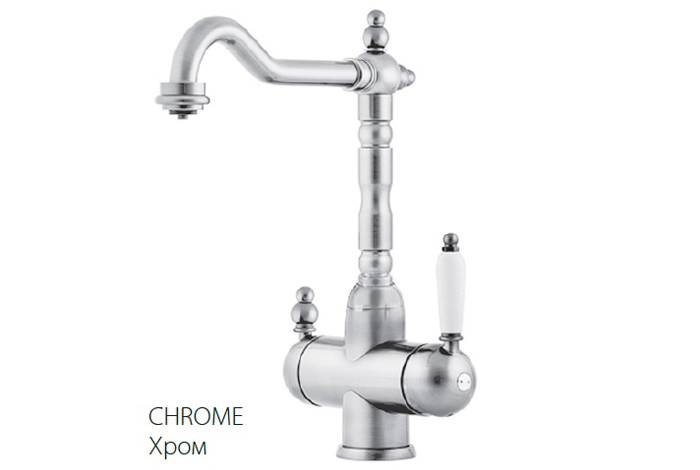 Кухонный смеситель двойной FABIANO FKM-318 CHROME