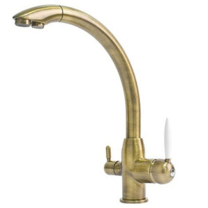 Смеситель для кухни FABIANO FKM-312 BRASS ANTIQUE