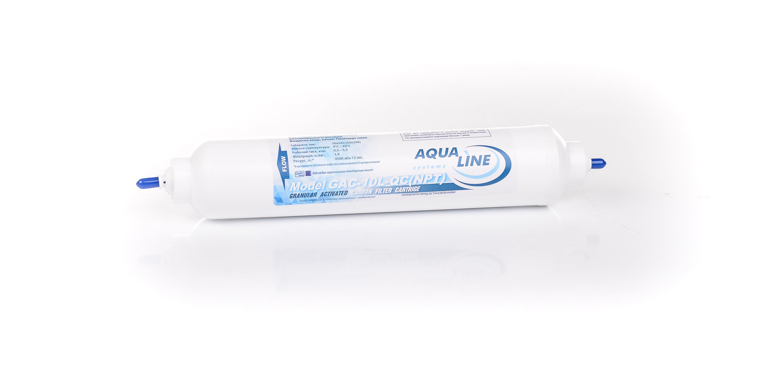 Постфильтр угольный Aqualine GAC-10L-QC