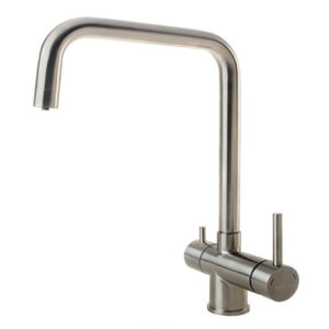 Комбинированный кухонный смеситель FABIANO FKM-316 SS INOX