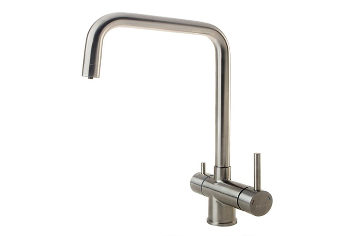 Комбинированный кухонный смеситель FABIANO FKM-316 SS INOX