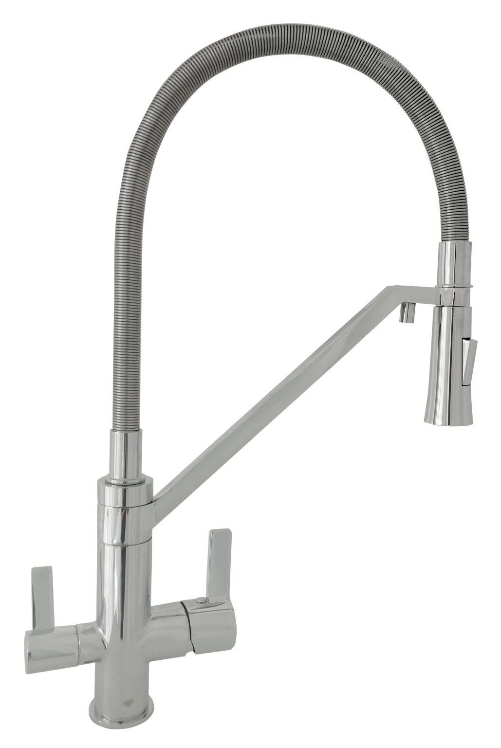 Смеситель кухонный TOPAZ ZARA-P-8812-H24-S
