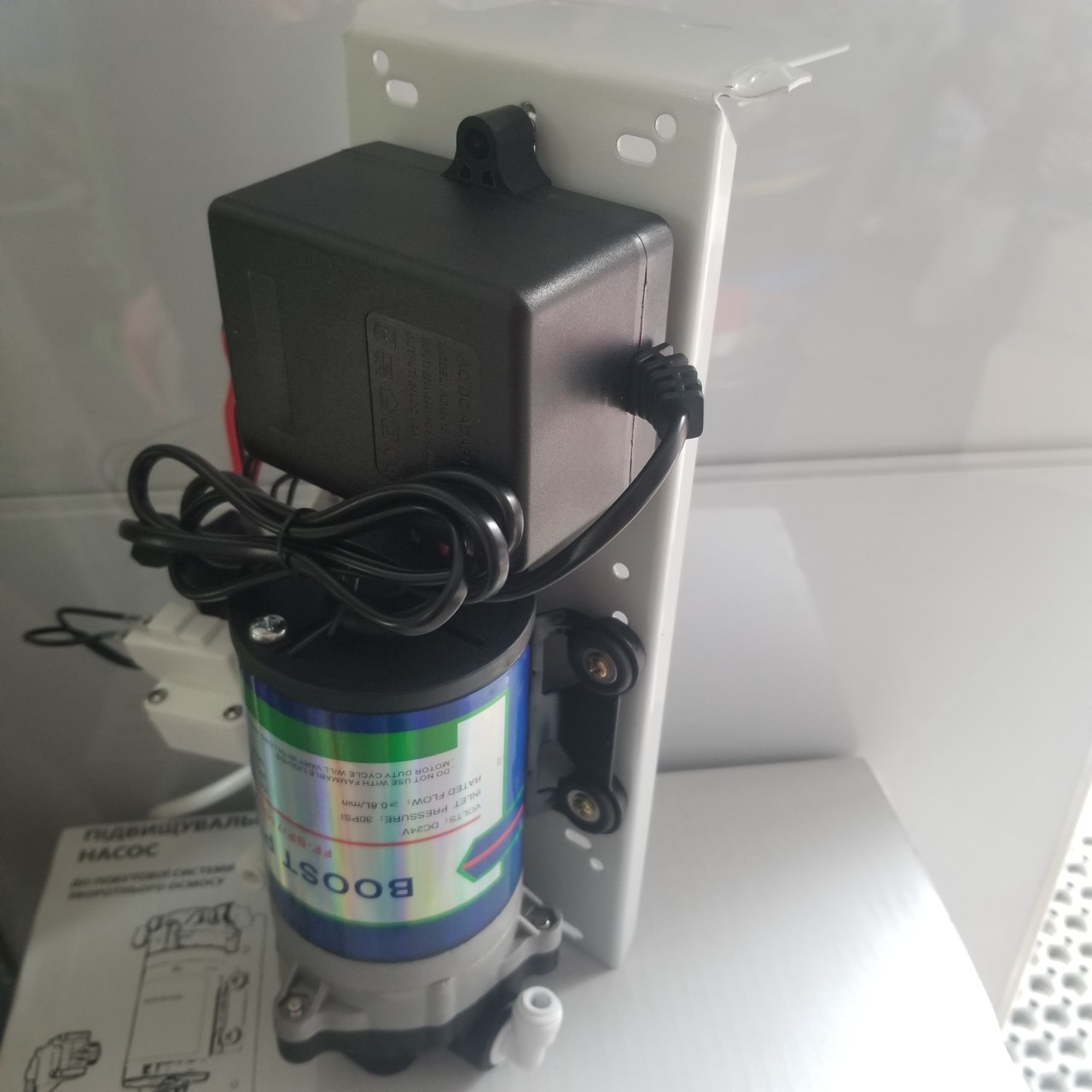 Насос для обратного осмоса на пластине BOOST PUMP 75 GPD