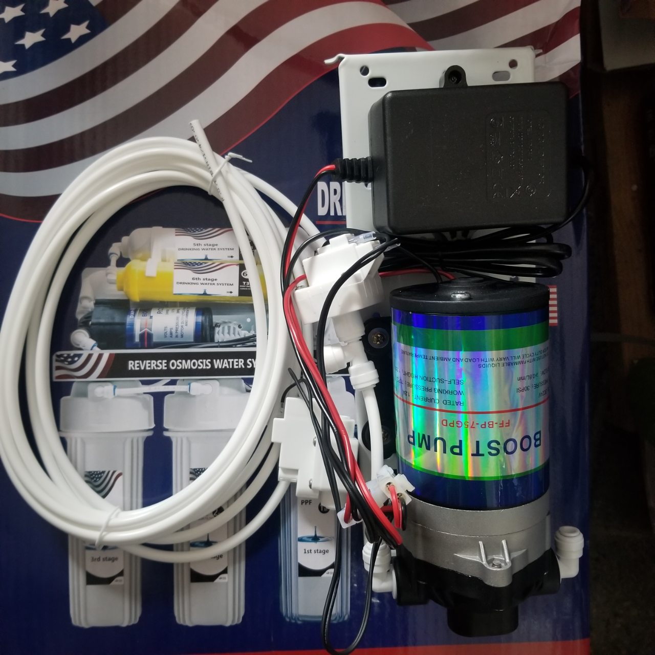 Насос для обратного осмоса на пластине BOOST PUMP 75 GPD — изображение 3