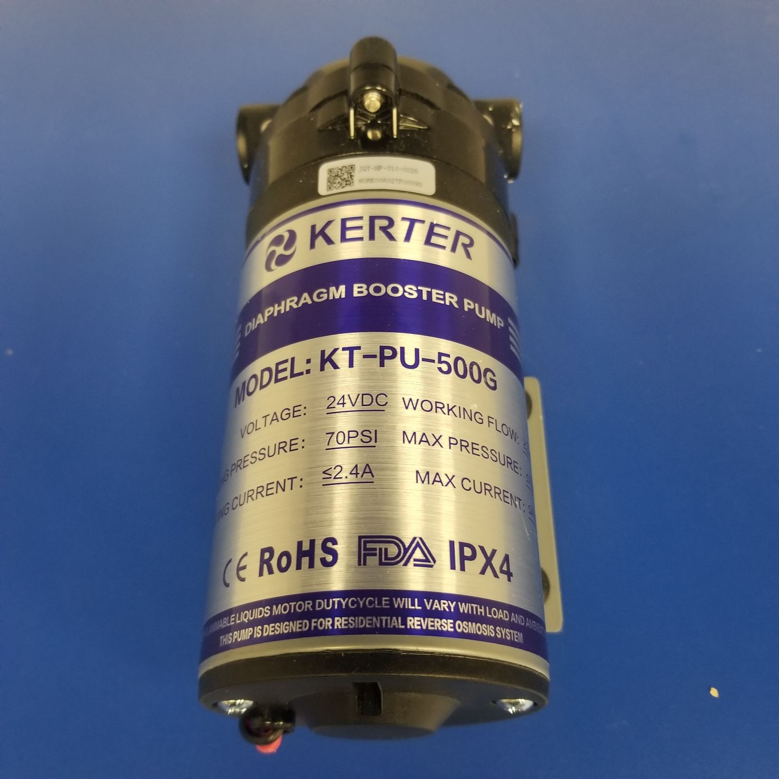 Помпа-насос для обратного осмоса KERTER KT-PU-500GPD