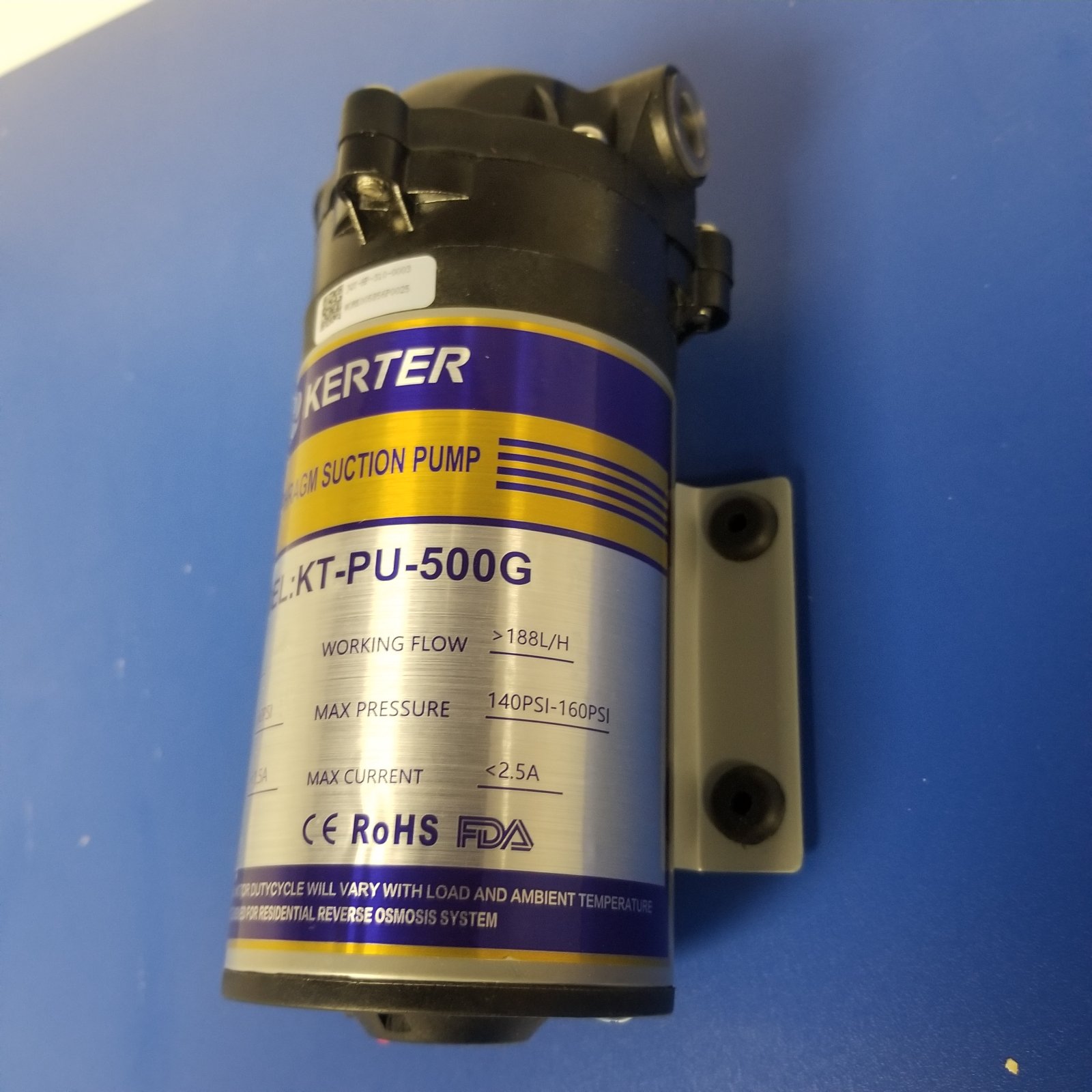 Помпа-насос для обратного осмоса KERTER KT-PU-500GPD — изображение 4